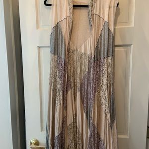 Marigold patchwork lace duster from Sundance